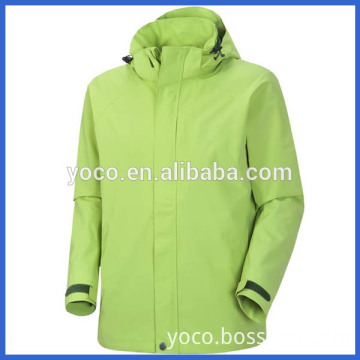 Green active winter sportswear jacket